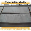 White marble look ceramic tile